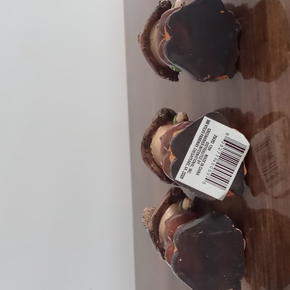 Set of 5 Ceramic Scarecrow Bobble Head Figures - Picture 4 of 7